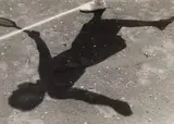 Dr. Paul Wolff Alfred Tritschler, A ravishingly beautiful forehand volley looks also nice as a shadow