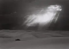 White Sands, New Mexico by Ernst Haas, Posthumous gelatin silver print, printed, sold Dec 2011