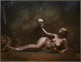 Jan Saudek, Slavic Girl with her Father