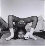 Mary Ellen Mark, Contortionist with her Puppy Sweety, Great Raj Kamal Circus, Upleta, India