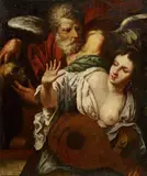 THE TRIUMPH OF TIME by North Italian School 17th century, Oil on canvas (relined), sold Nov 2011