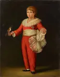 Spanish School, around 1800, PORTRAIT OF A BOY (FRANCISCO DE PAULA DE BORBÓN), Oil on canvas