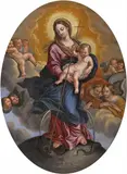 copy after Carlo Maratta, THE IMMACULATE VIRGIN, Oil on canvas (relined)