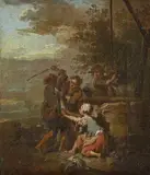 Johann Conrad Seekatz, TWO SCENES WITH PLAYING CHILDREN, Oil on canvas