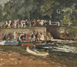 Max Clarenbach, AT THE POPPENBÜTTLER SCHLEUSE