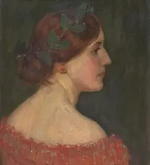 Julius Klaber, PORTRAIT OF A WOMAN (STUDY OF A HEAD), Oil on canvas