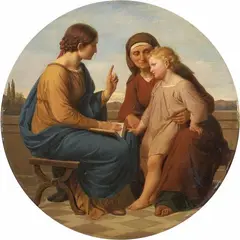 Roland Risse, ANNA SELBDRITT, Oil on panel