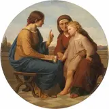 Roland Risse, ANNA SELBDRITT, Oil on panel