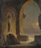 Caspar Scheuren, MONK PRAYING