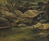 Caspar Scheuren, CREEK BETWEEN ROCKS