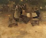 Wilhelm Schreuer, RESTING INFRONT OF A TAVERN
