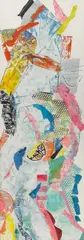 Untitled by John Chamberlain, Monotype and acrylic on chamois coloured wove cardboard, sold Jun 2011