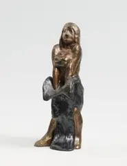 Striptease II by Alfred Hrdlicka, Bronze, partially painted, height approx, sold Jun 2011