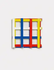 Imi Knoebel, Alle vier (all four), Acrylic on aluminium