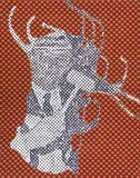 Sigmar Polke, Untitled, Acrylic and dispersion on painted fabric