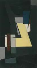 Komposition 12 by Heinrich Siepmann, Oil on canvas, sold Jun 2011