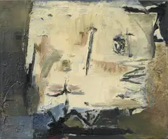 Lichtes Feld by Emil Schumacher, Mixed media on canvas, sold Jun 2011