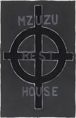David Tremlett, Mzuzu Rest House, Oil crayon and pencil on cardboard on painter's board