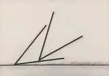 Bernar Venet, Position of two acute angles of 44,5 ° each