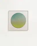 Jef Verheyen, Untitled, Oil on wood diameter 55 cm on white painted masonite