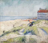 Theo von Brockhusen, Strand in Knokke (Beach in Knokke)
