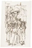 Alberto Giacometti, Les Ermites d'après Jan van Eyck