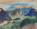 Erich Heckel, Blick ins Tal (View into the Valley)