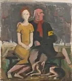 Karl Hofer, Der Blinde und das Mädchen (The Blind Man and the Girl)