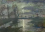 Otto Modersohn, Mondnacht (Moonlit Night)