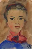 Christian Rohlfs, Mädchenkopf (Head of a Girl)