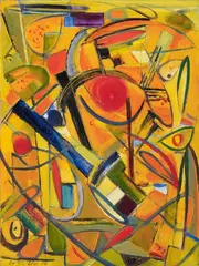 Entspannung (Relaxation) by Peter Röhl, Oil on canvas, sold Jun 2011