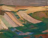 Louis Seel, Herbst in der Provence (Autumn in the Provence), Oil on canvas