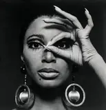 Charlotte March, DONYALE, GOLDEN EARRINGS II, Ferrotyped vintage gelatin silver print