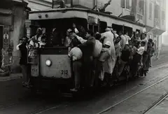 Frank Horvat, CAIRO, STREET CAR, Vintage gelatin silver print, printed 1963 by Jules Steinmetz