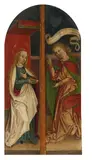 Westphalian School, around 1500, ANNUNCIATION, Oil on panel