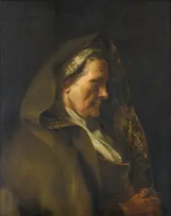 Jan Lievens, Tronie of an Old Woman, Oil on panel