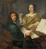 Netherlandish School mid-17th century, PORTRAIT OF AN FORTRESS ARCHITECT, Oil on canvas (relined)