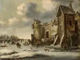 Klaes (Nicolaes) Molenaer, WINTER LANDSCAPE