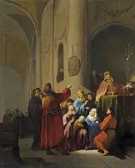 Willem de Poorter, CIRCUMCISION, Oil on panel