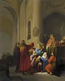Willem de Poorter, CIRCUMCISION, Oil on panel