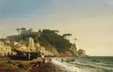 Andreas Achenbach, PORTO VENERE AT THE LIGURIAN COAST