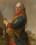 PORTRAIT OF MORITZ VON SACHSEN, LE MARÉCHAL DE SAXE by circle of Jean Etienne Liotard, Oil on canvas (relined), sold Mar 2011