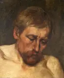 Eduard von Gebhardt, STUDY OF A HEAD