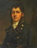 PORTRAIT OF A NAVAL OFFICER by in the manner of John Opie, Oil on canvas, sold Mar 2011