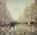 Otto Eduard Pippel, THE AVENUE UNTER DEN LINDEN IN BERLIN