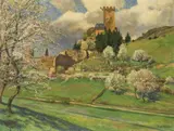 Fritz von Wille, KERPEN CASTLE IN THE SPRING