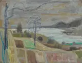 Otto Dix, Vorfrühling am Untersee (Early Spring at the Untersee), The pastel will be included in the catalogue raisonné of Otto Dix by the Otto Dix Foundation, Vaduz with the nr