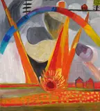 Ida Kerkovius, Sonnenschein und Regenbogen (Sunshine and Rainbow)
