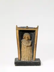 Erich Bödeker, Heilige Barbara (Saint Barbara), Concrete sculpture with wood elements, partially painted, approx