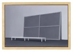 Untitled by Thomas Huber, Oil on canvas, sold Dec 2010